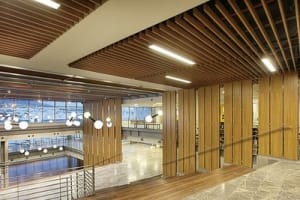 Baffle ahşap tavan ve dekoratif işler