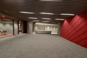 Cam bölme duvar - Akustik baffle tavan ve ahşap işleri