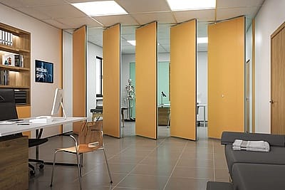 Bölme duvar sistemleri - kayar bölücü