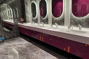 Wc cam bölme cubicle